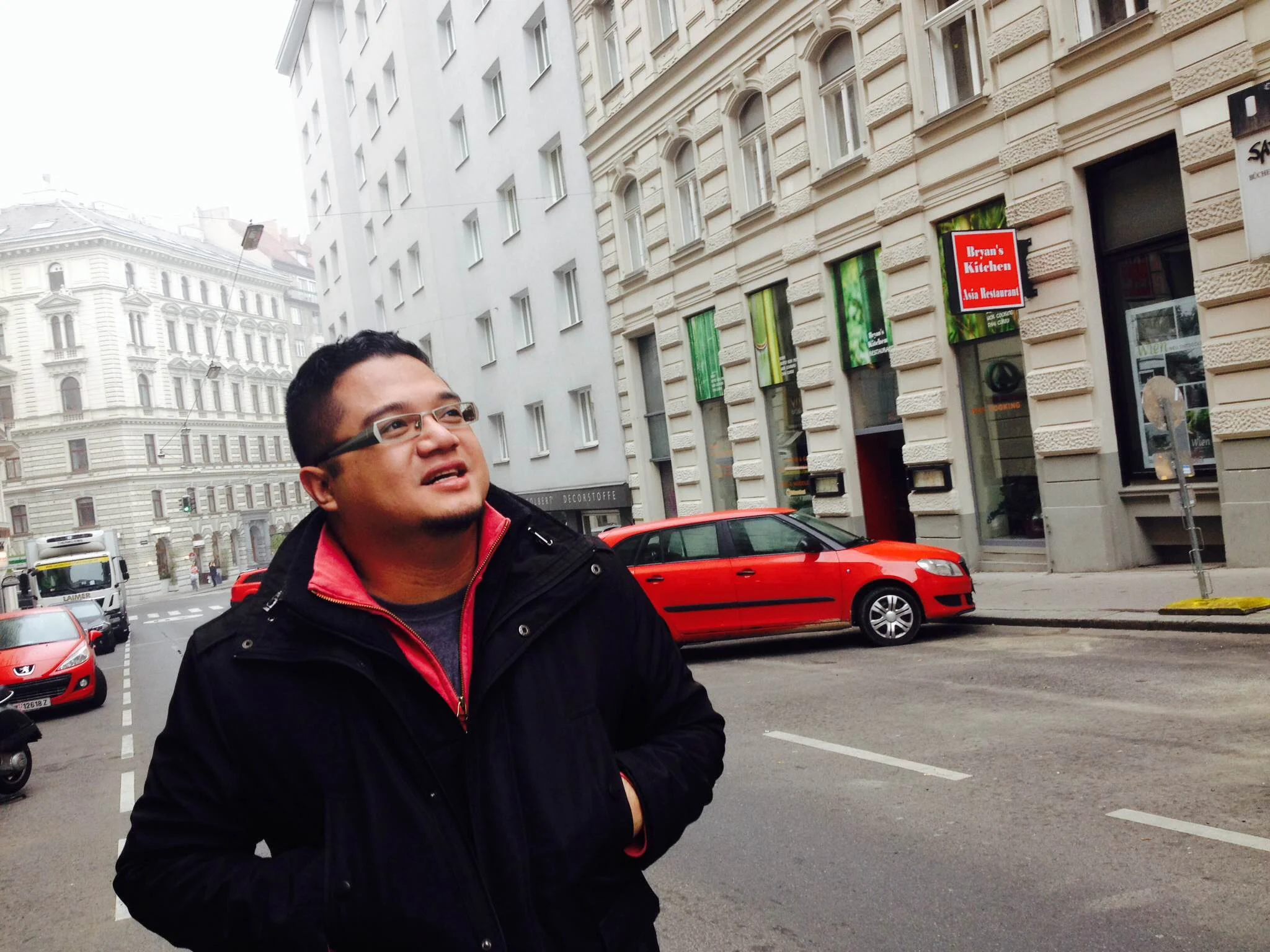 Renjie Butalid in Vienna, Austria.
