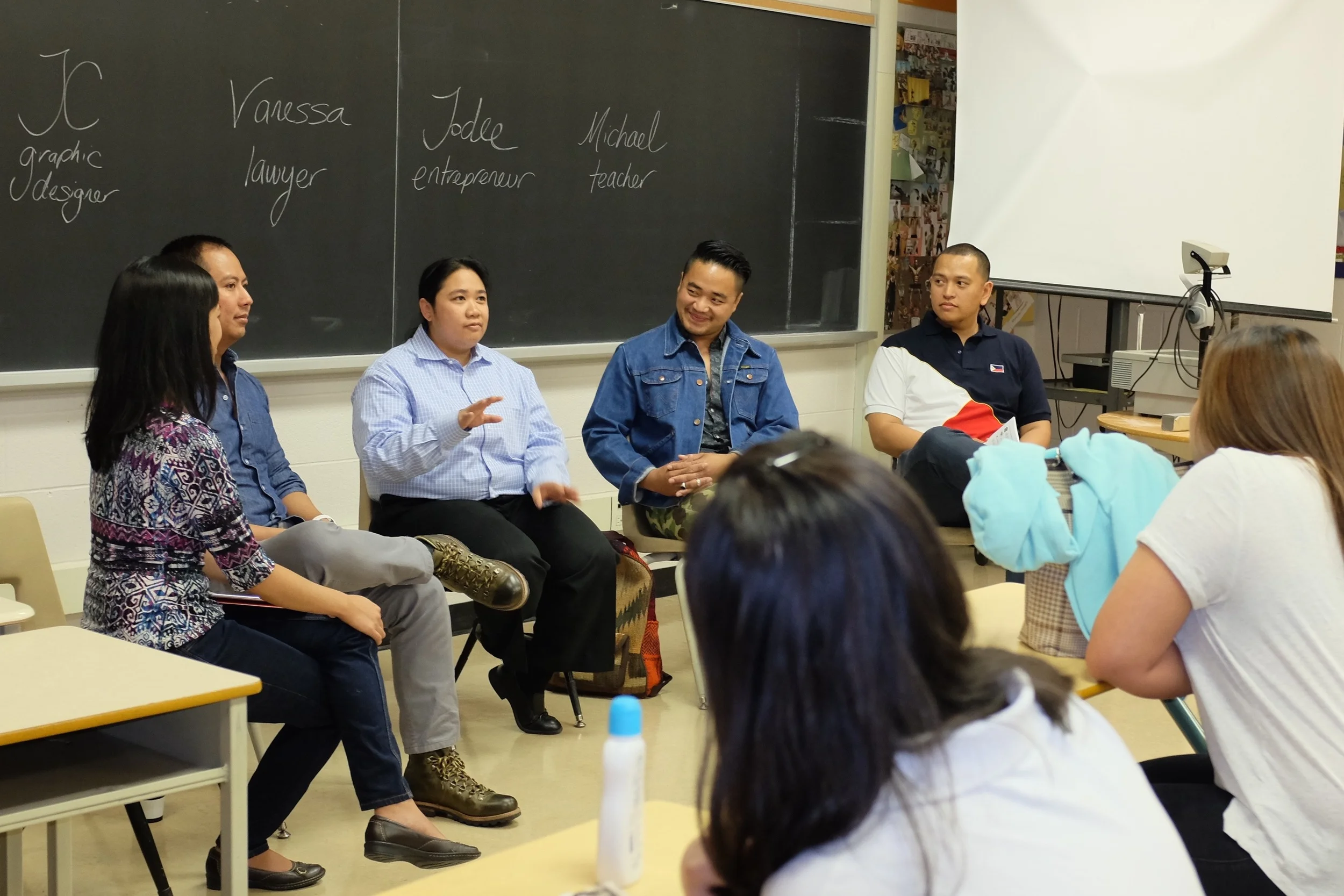 Vanessa Ibe emphasizing community involvement. Photo by Althea Balmes.