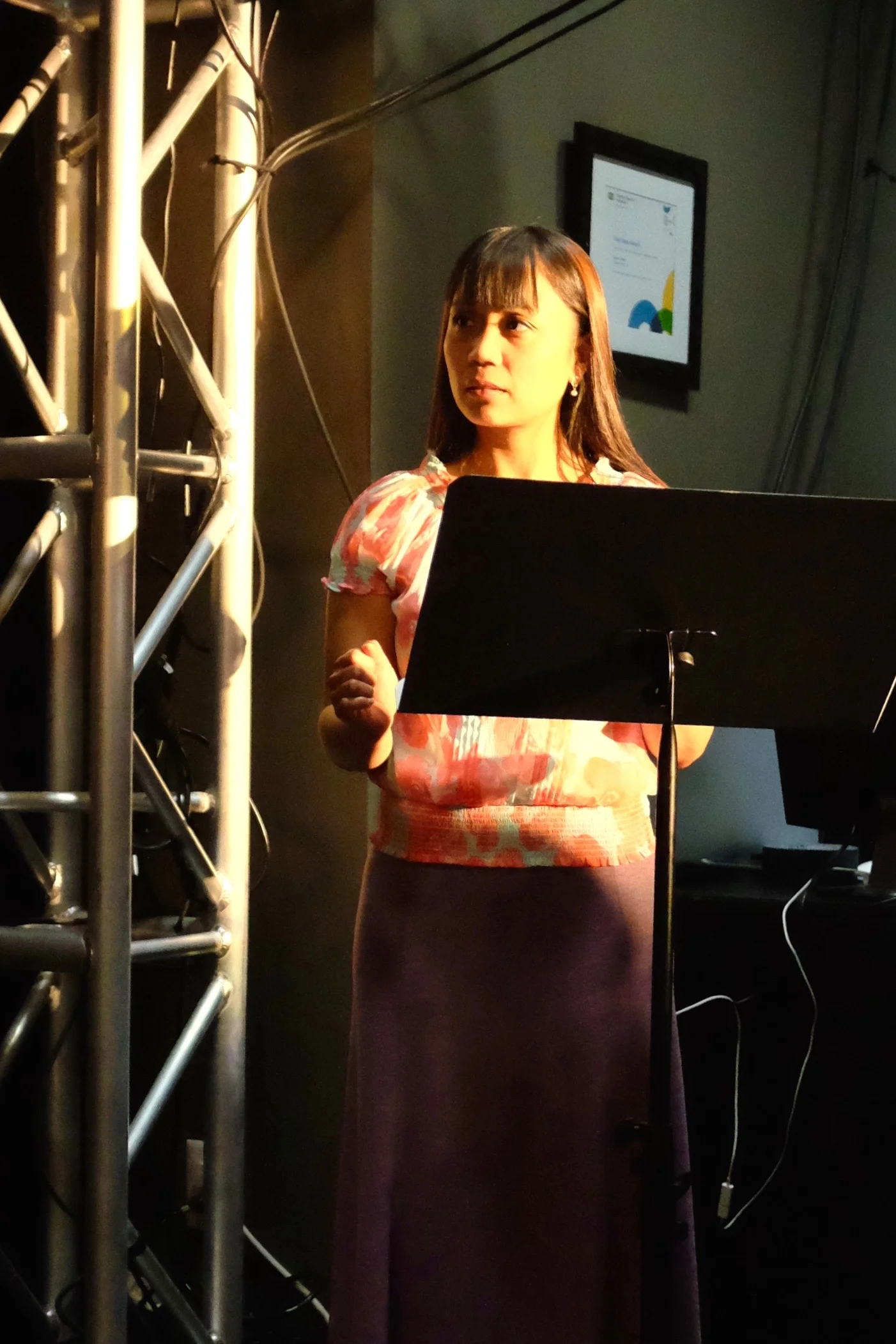 Lana Carillo as Alma. 