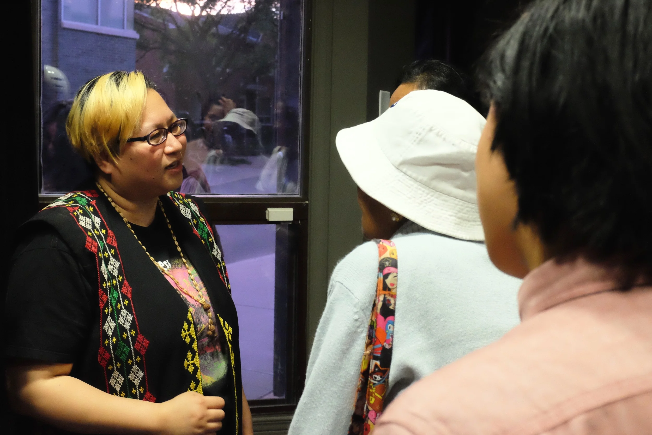 Alcampo greeting audience members. Photo: JC Bonifacio.