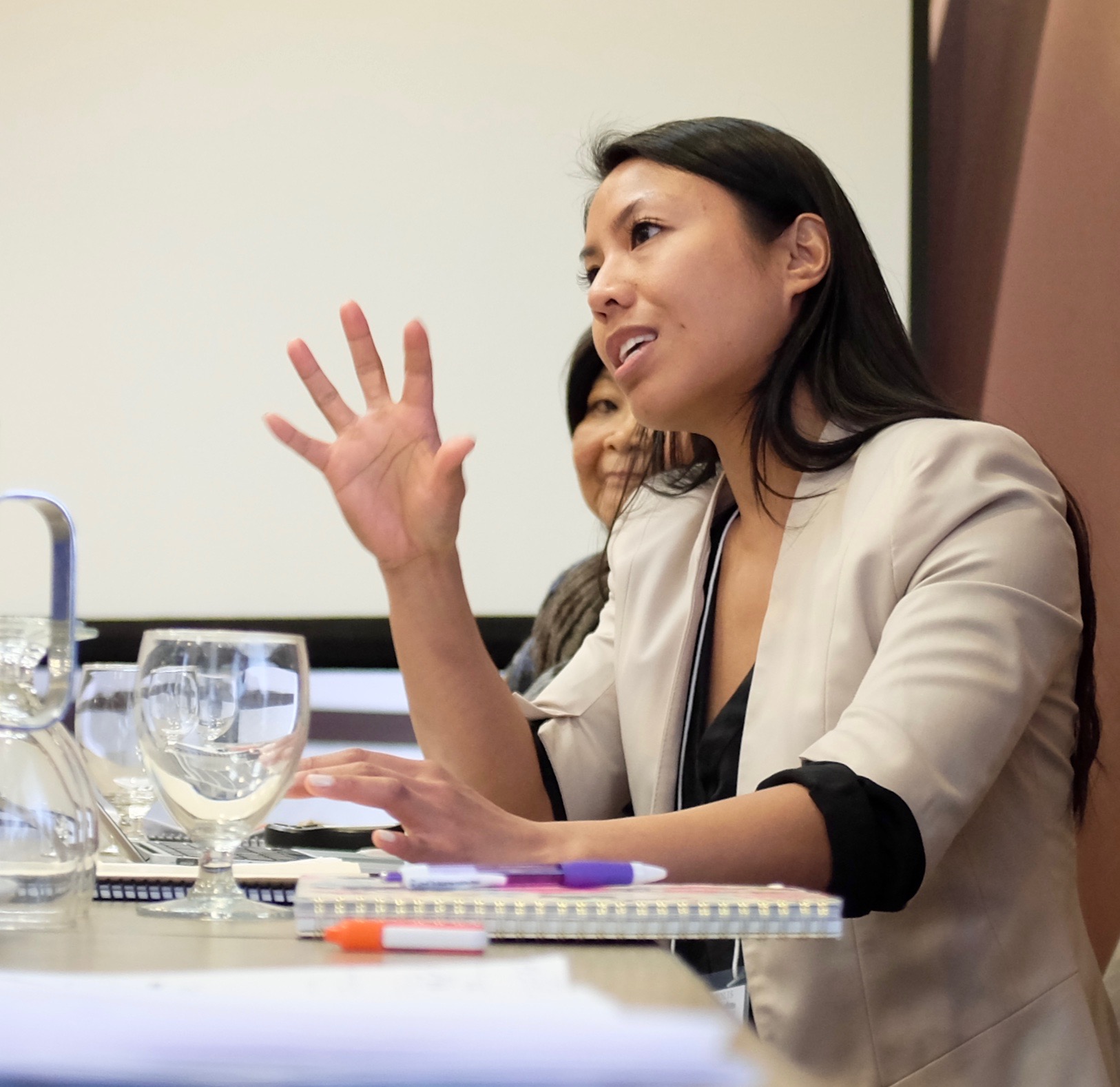 PhD Candidate Conely de Leon of GABRIELA-Ontario. Photo by J. Austria