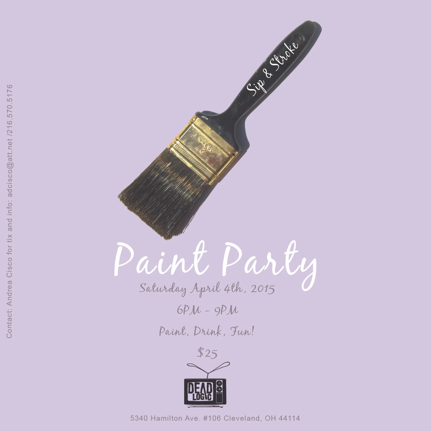 Sip & Stroke at Dead Logic