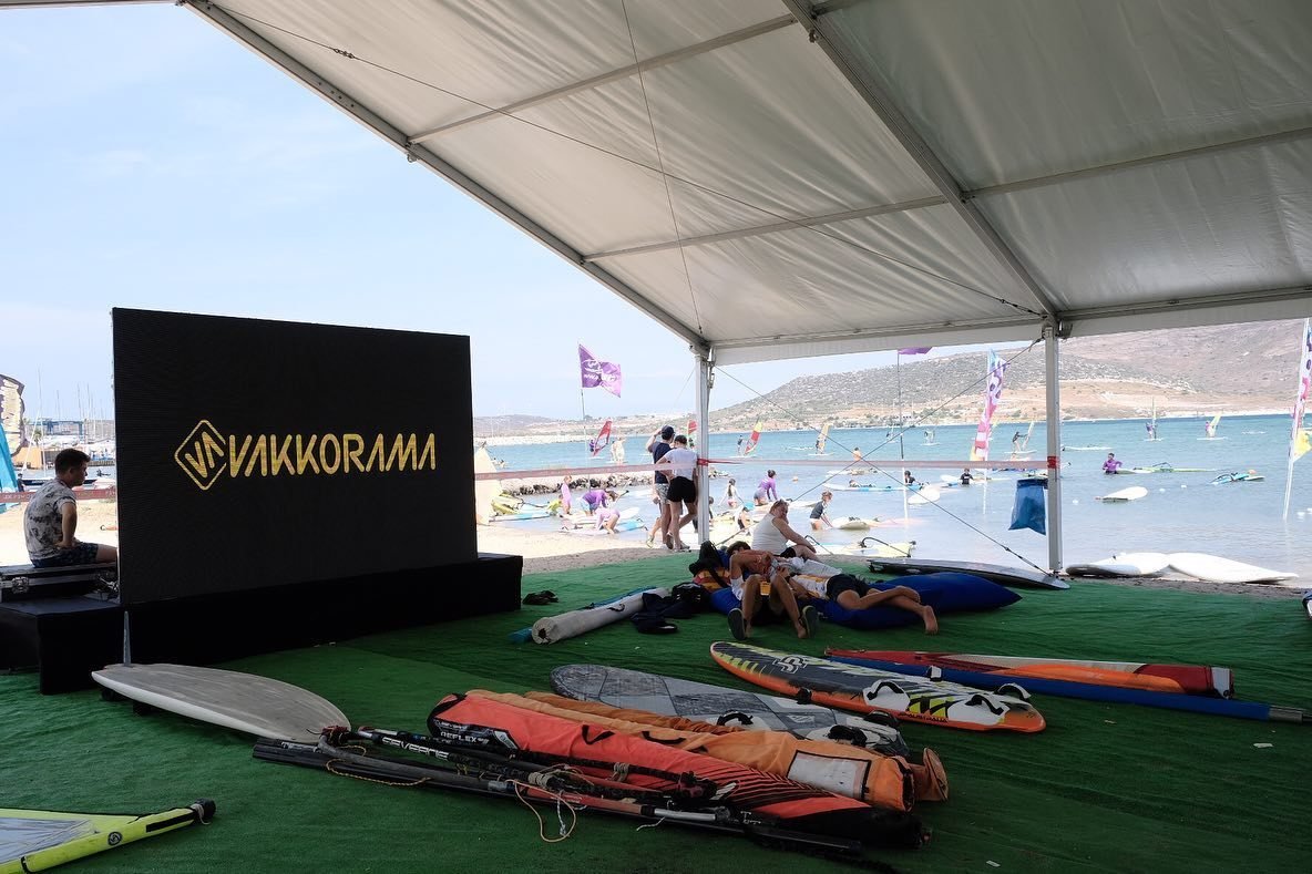Türkiye Windsurf Şampiyonası'nda ilk gün heyecanı