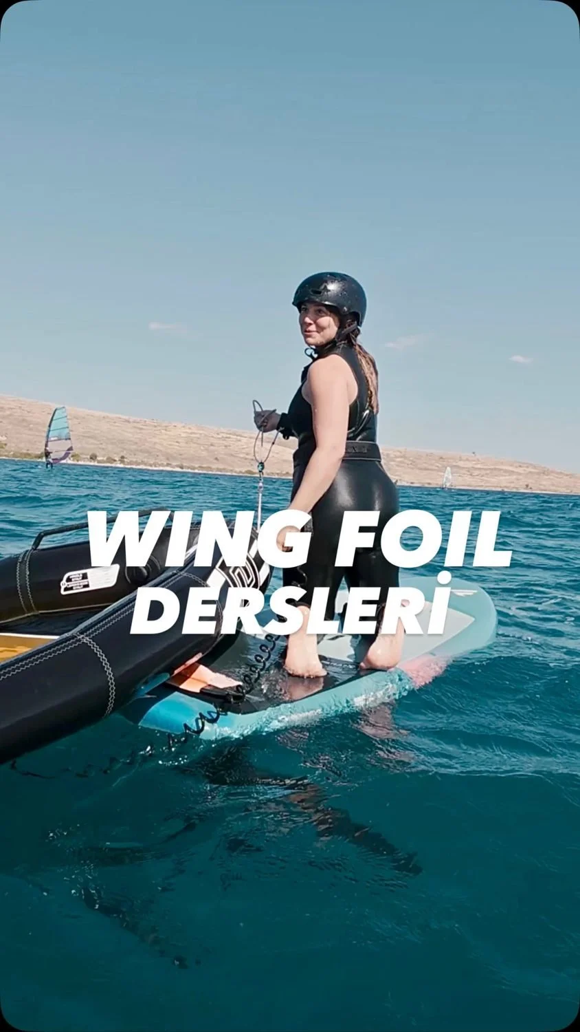 Wing Foil öğrenmenin en güvenli ve en hızlı yolu myga’da