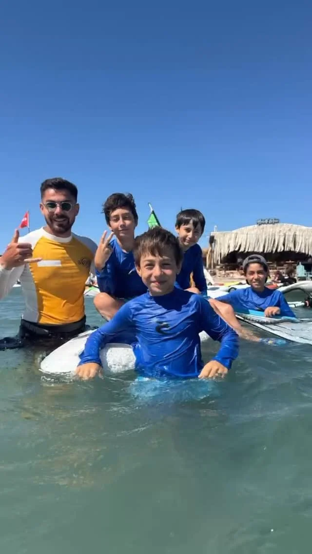 Geleceğin süper sörfçüleri Myga’da