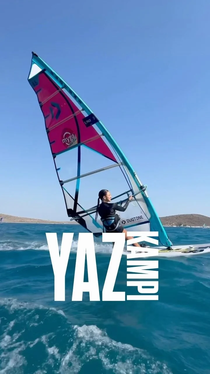 Deniz, rüzgar, spor ve çocukların hayat boyu unutamayacağı bir yaz