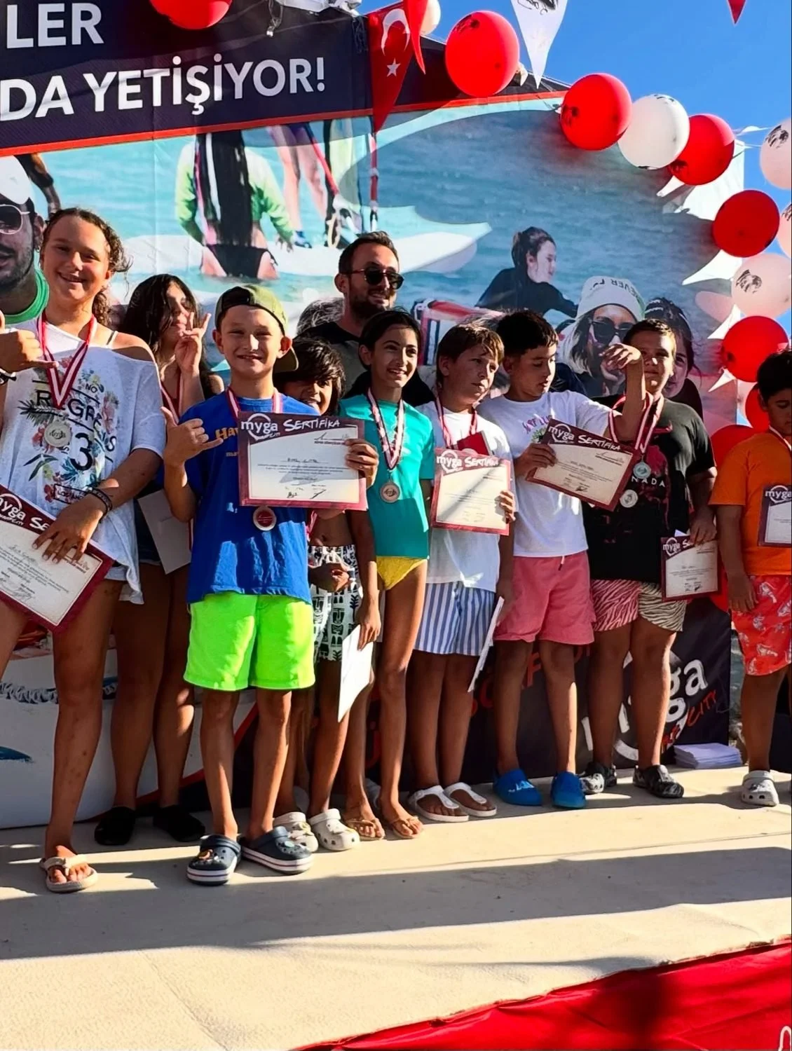 2025 MYGA Windsurf Okulu sezon finalimizi muhteşem bir şekilde tamamladık