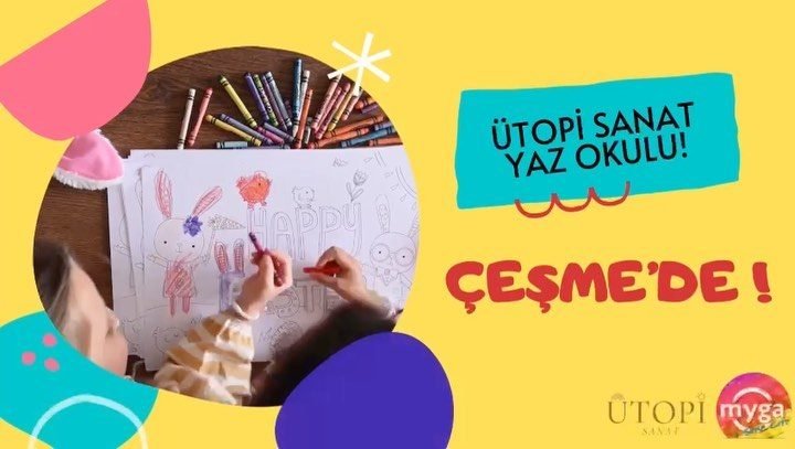 Ütopi Sanat Yaz Okulu yaz sezonu boyunca Myga Surf City'de