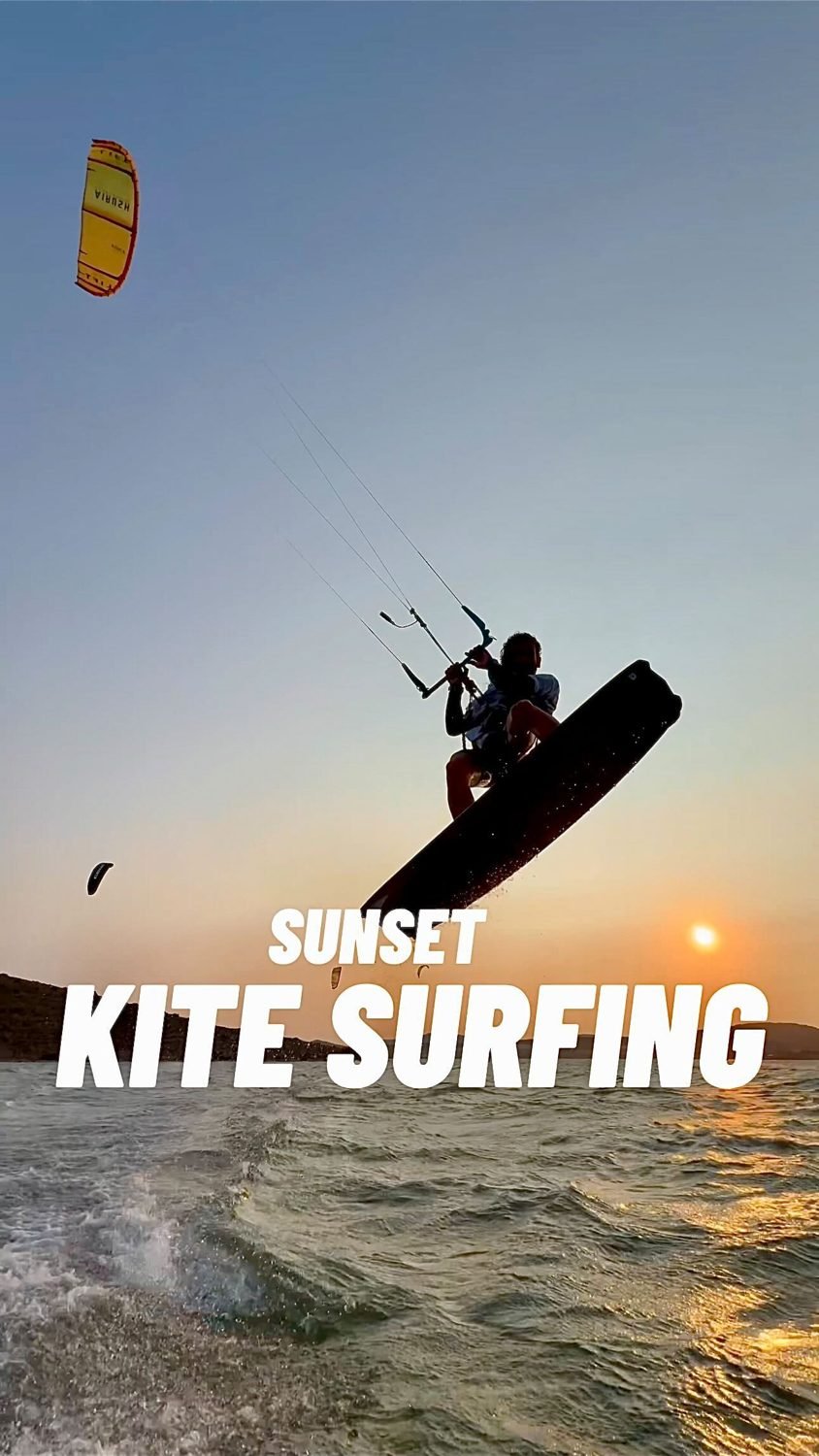 Kite sörfü öğretmenlerimiz, yeteneklerini mükemmelleştirmek için son güneş…