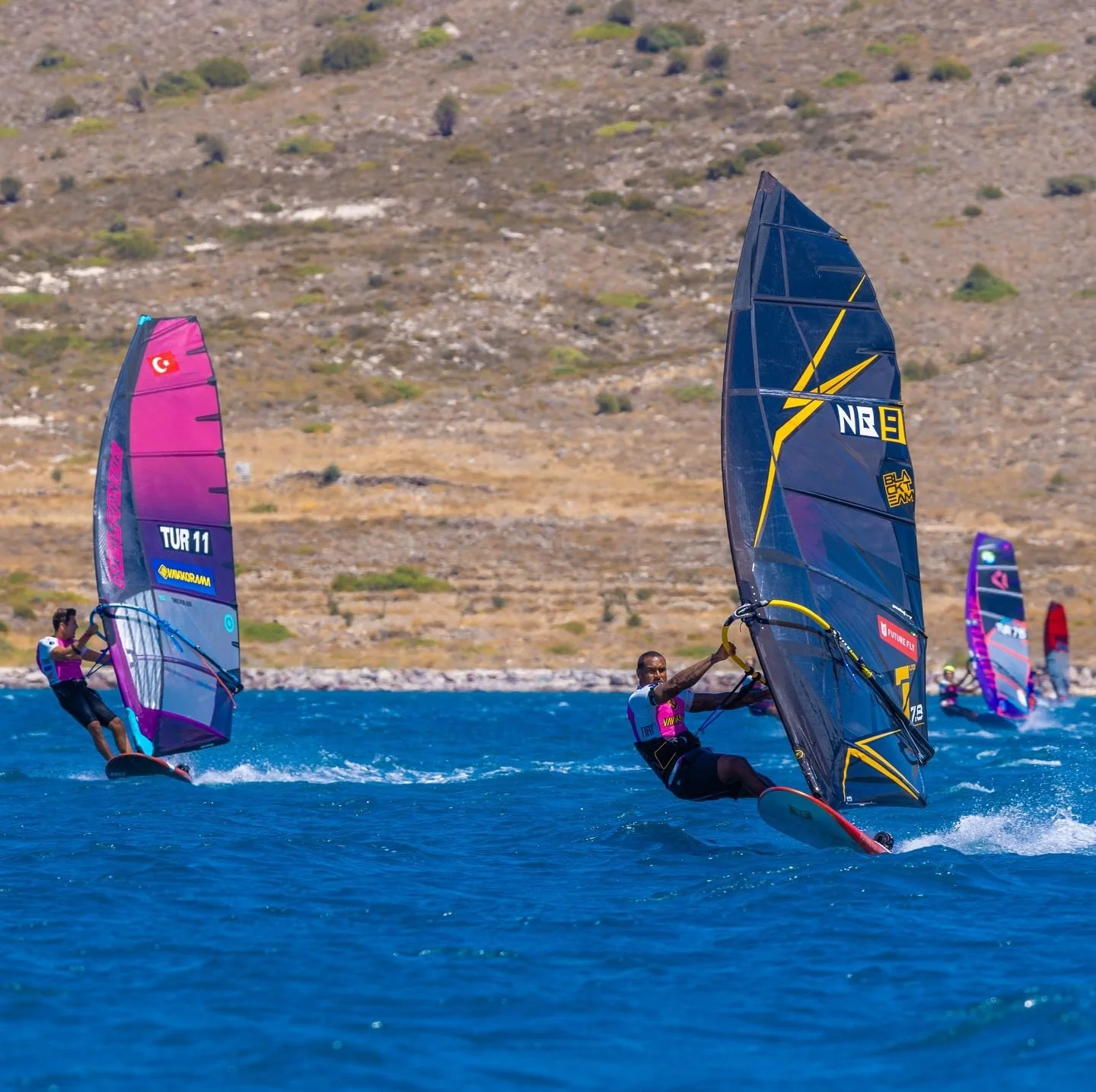 The second competition day at the Vakkorama 2024 IFCA FIN & FOIL SLALOM…