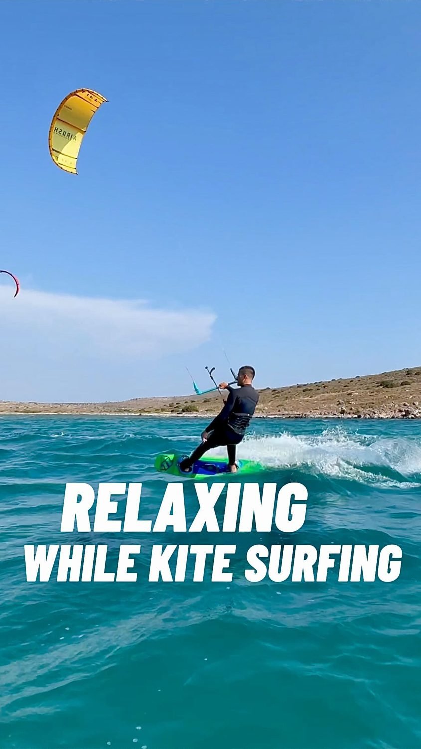 Kite Surf ile akşamın keyfini çıkarıyoruz, ya siz