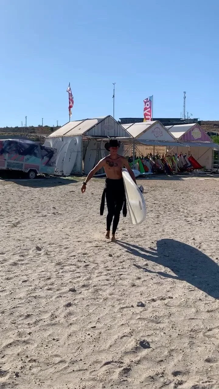 Windsurfing positionshave fun and have a week full of windsurfing at Myga…