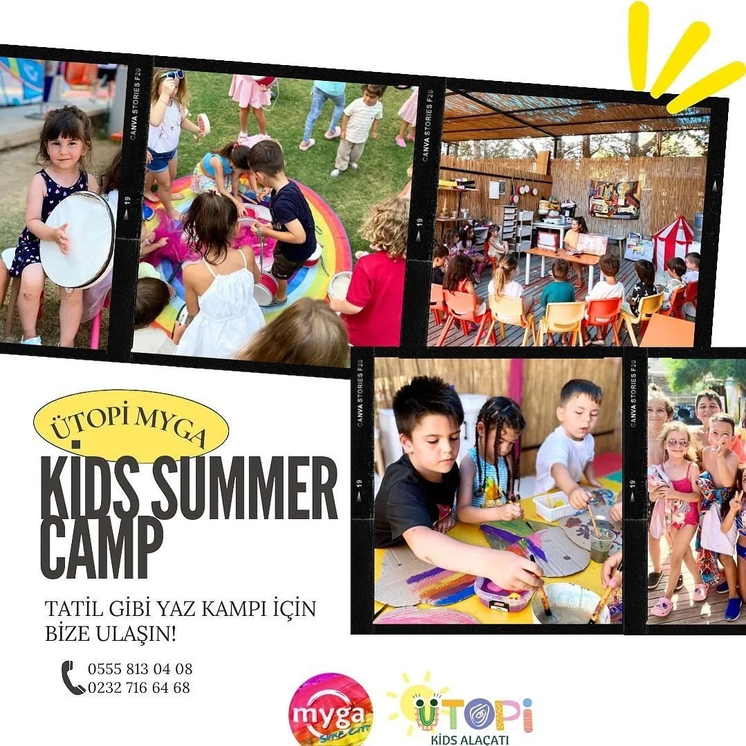 Myga sörf okulunun içerisinde Ütopi Kids Club olduğunu biliyor muydunuz