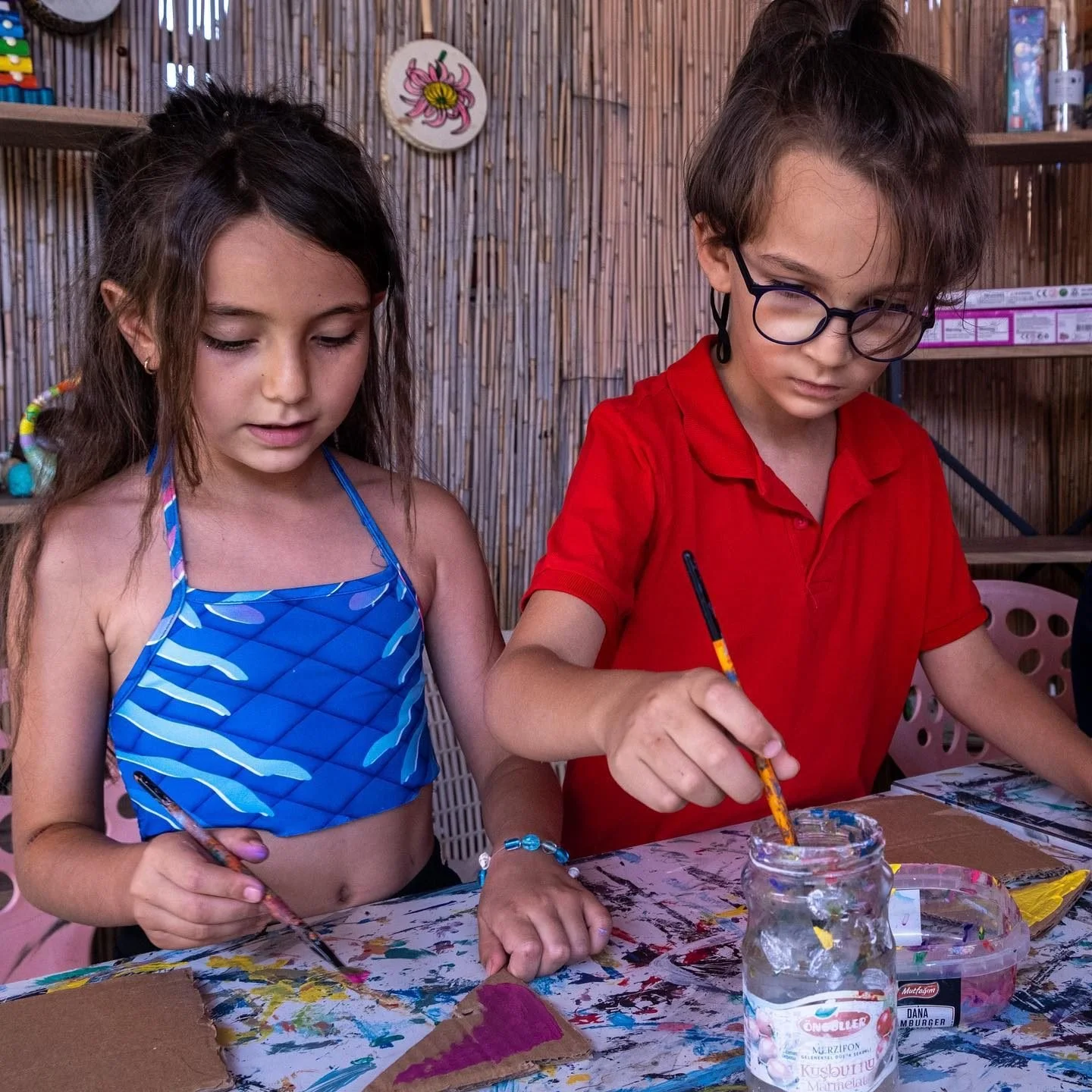 Okulumuzda yaz boyunca devam eden ÜTOPİ Yaz Sanat Kampı