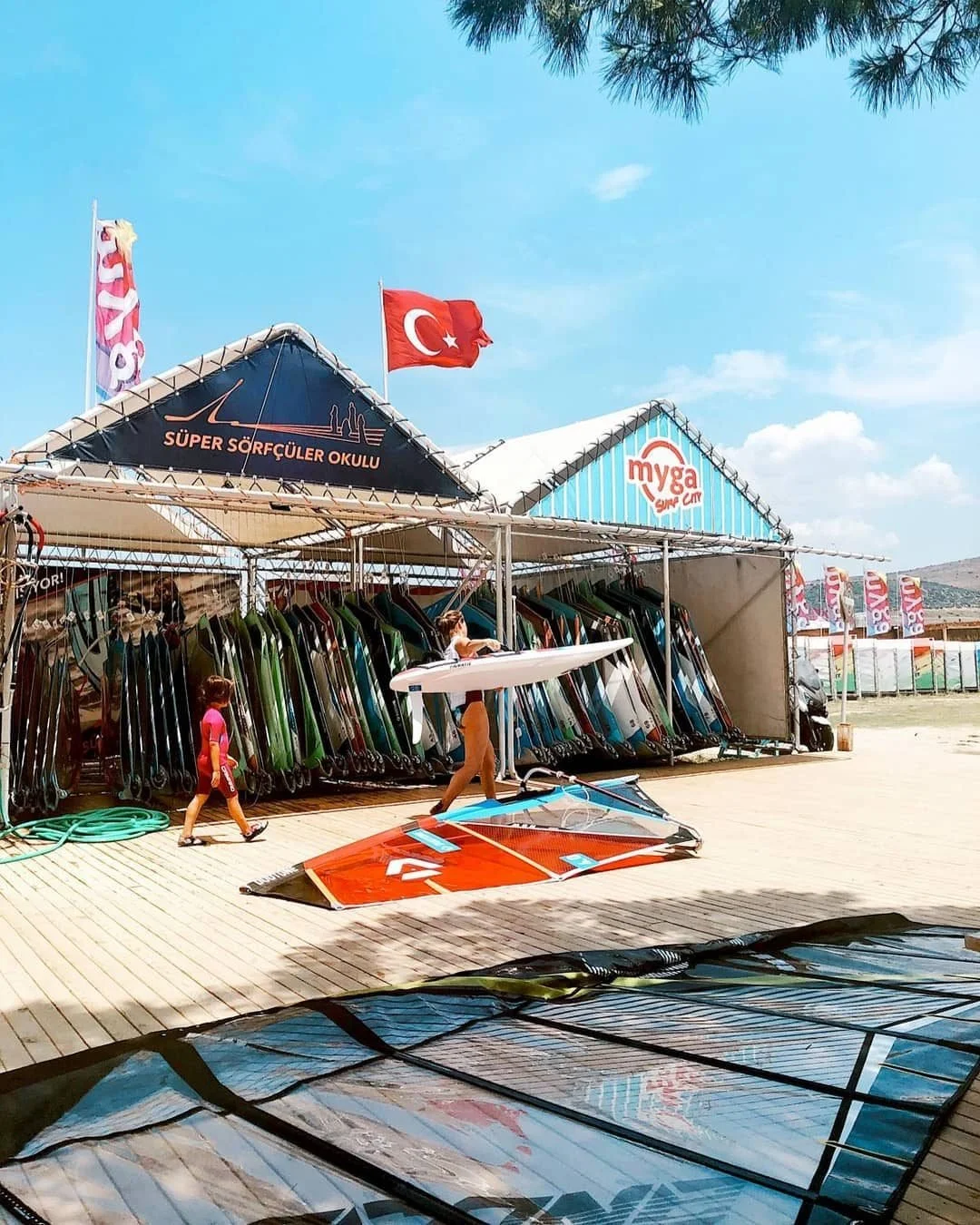 Kasım ayında olsak da güzel havanın tadını cıkarıyoruz