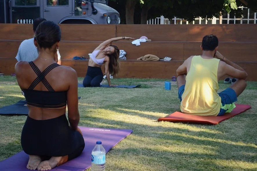 Dünkü yoga dersinden