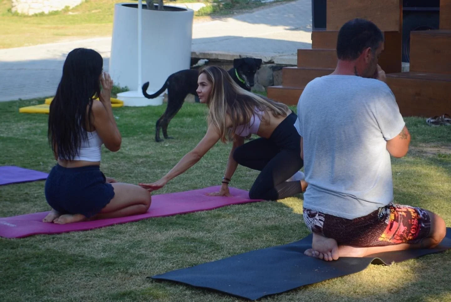 Dünkü yoga dersinden