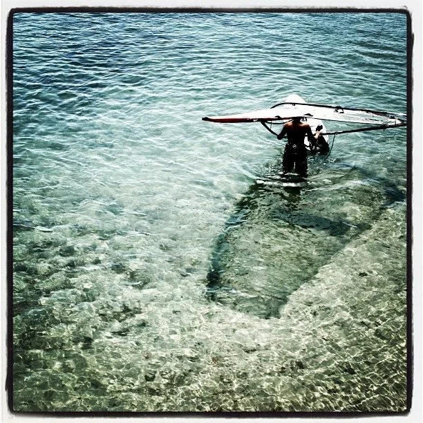 Calm waters at Myga Surf City