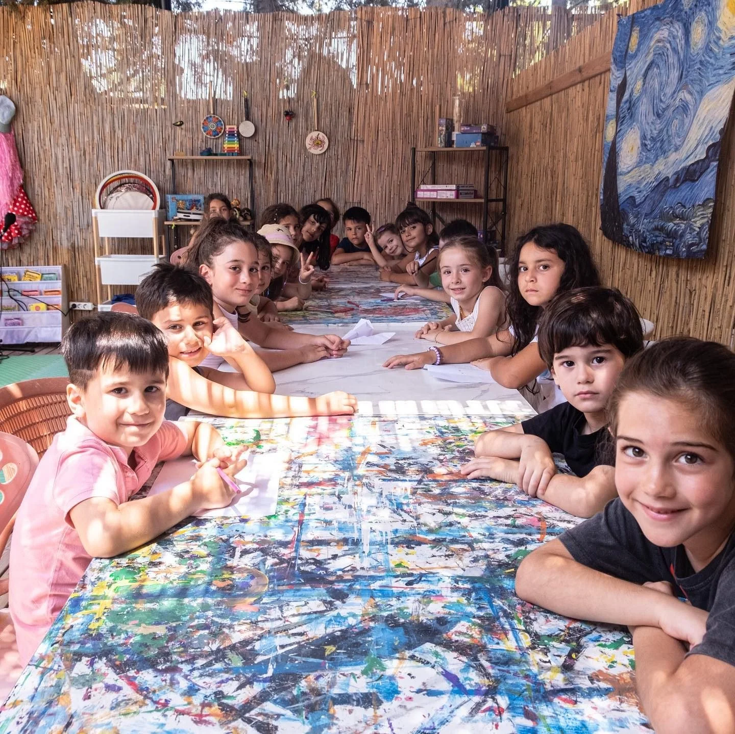 Okulumuzda yaz boyunca devam eden ÜTOPİ Yaz Sanat Kampı