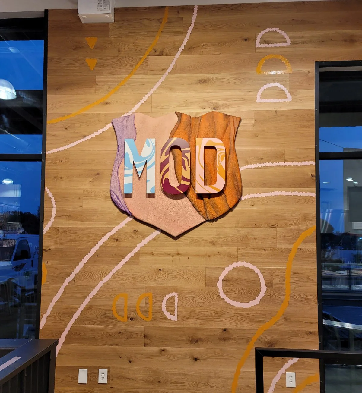 Arizona Mod badge and wall art