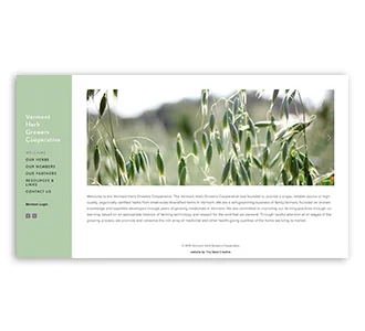 Vermont Herb Growers Cooperative , website and photography