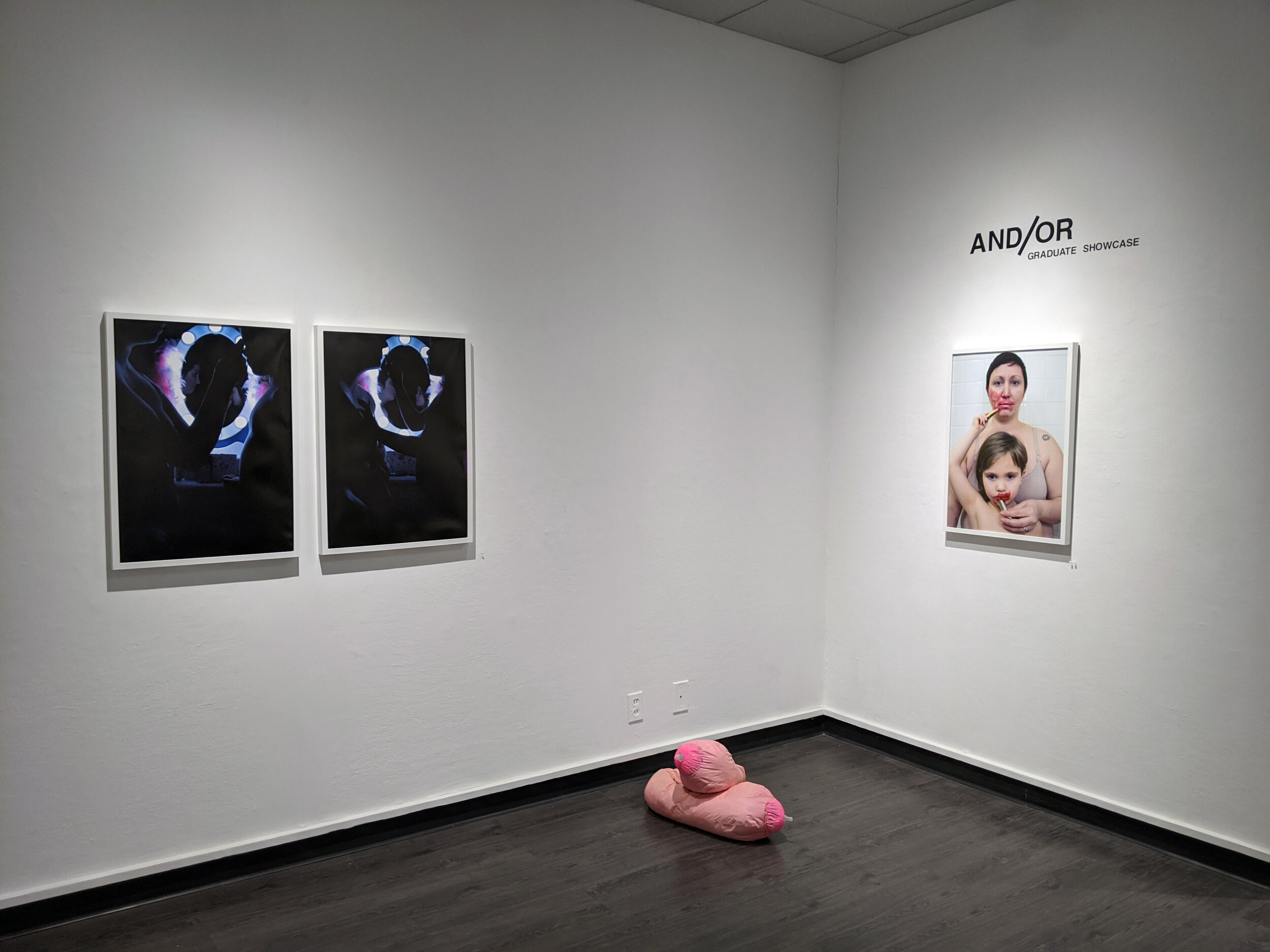 Installation view, And/Or Graduate Showcase, 2020