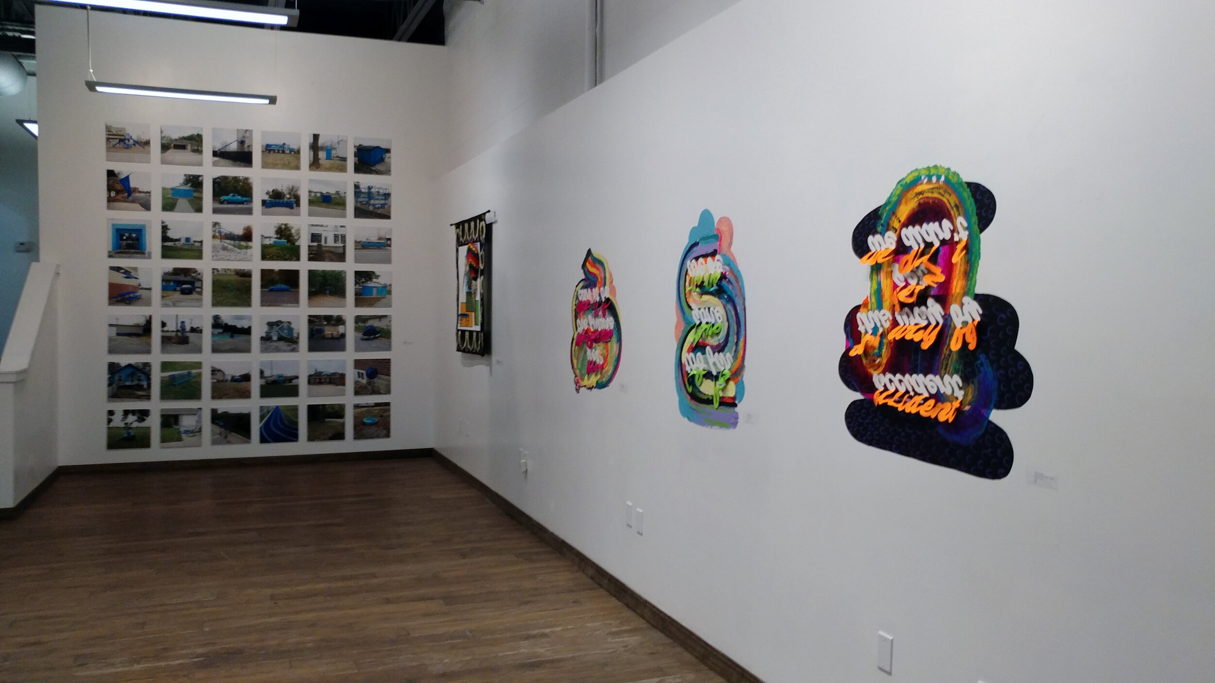 Installation view, Tenses Exhibition, 2019