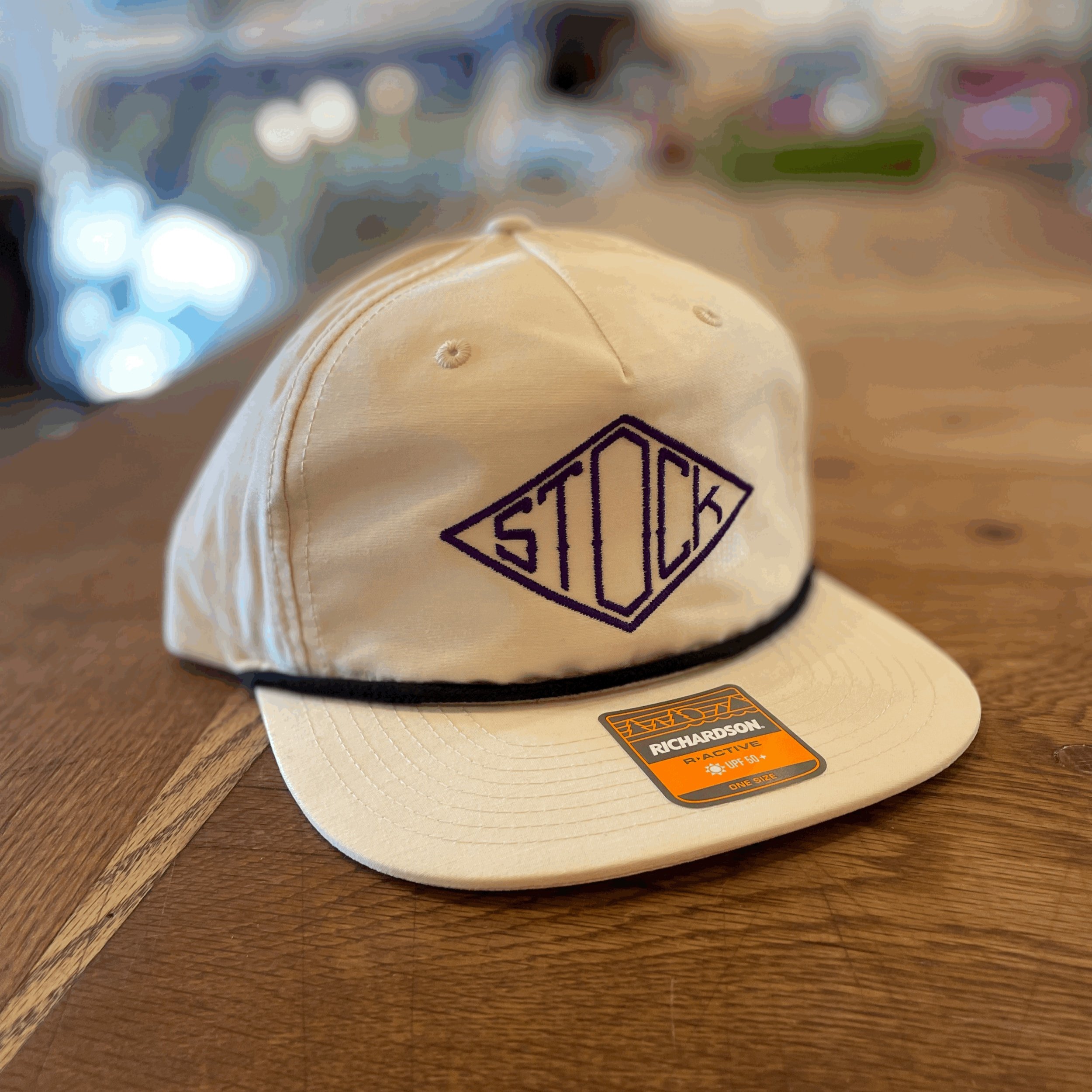 White Snapback Rope Hat — STOCK PROVISIONS