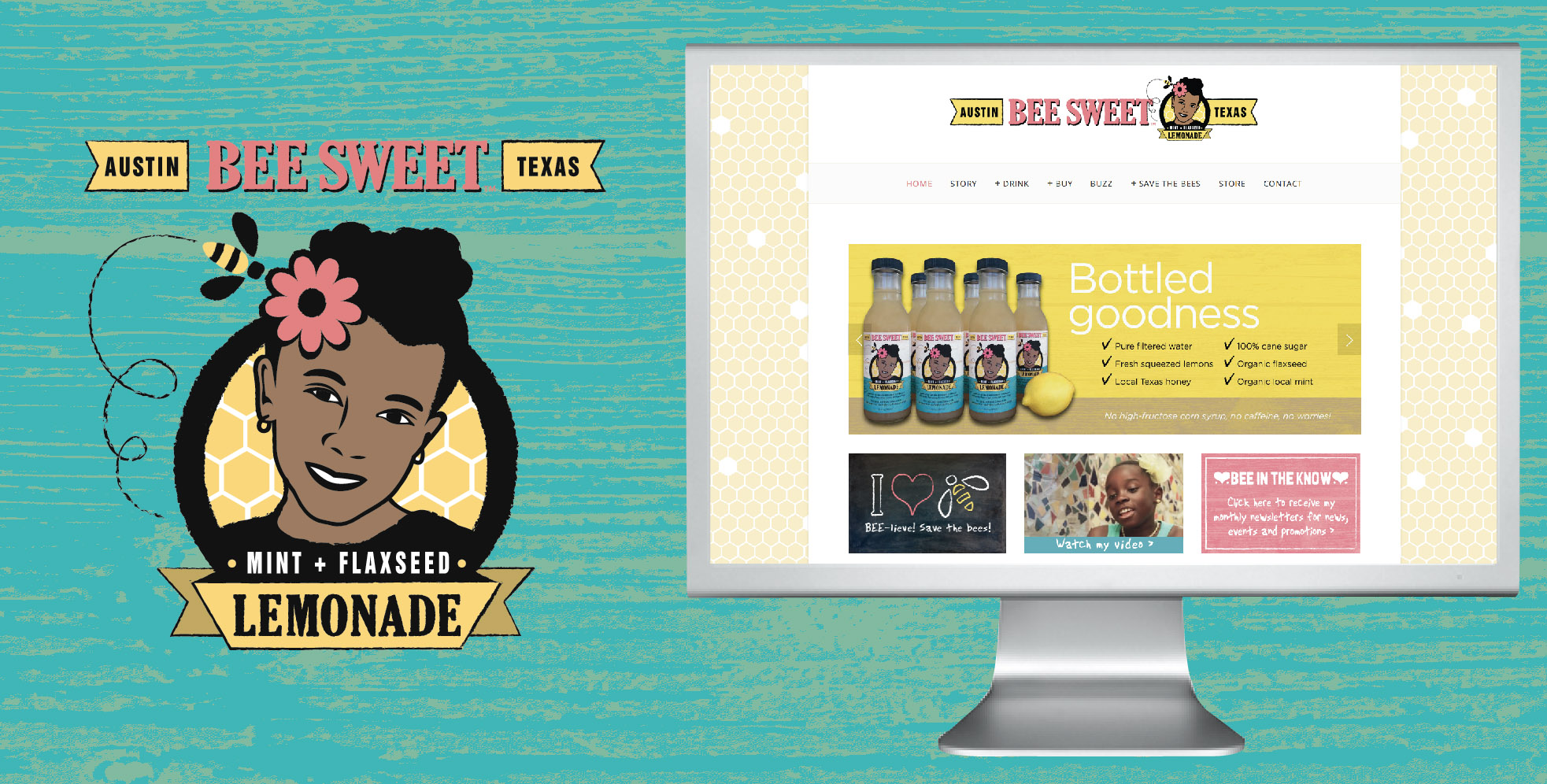DesignCode : Brand Identity : BeeSweet Lemonade : Gallery 1