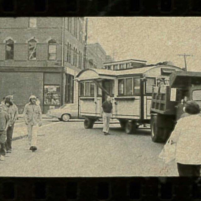 On the move, circa 1976. #natick #caseysdiner