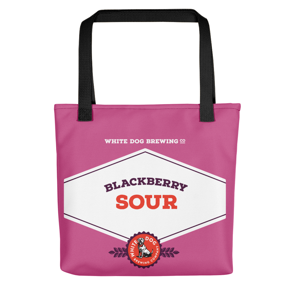 "Blackberry Sour Beer" 15" x 15"  Tote