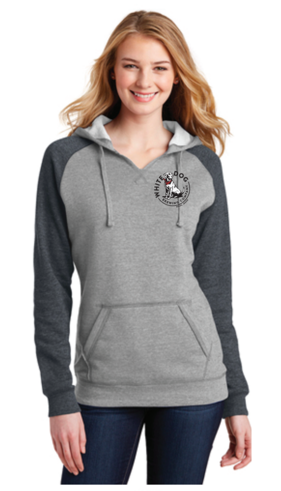 "Sit, Shake, Sip" Women's Gray Lightweight Hoodie