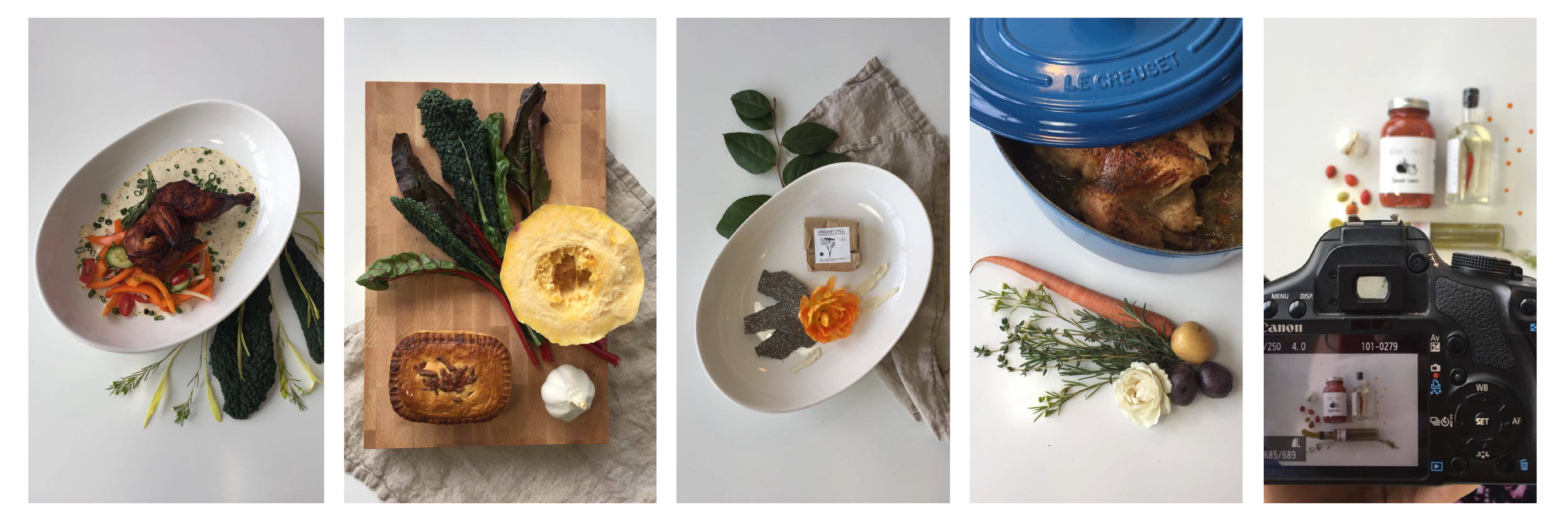 Over 80 products from over 50 vendors were stylized and shot in an organized and deliberate way. Market day graphics are a mixture of multiple vendor products while vendor profiles highlight one vendor in particular. Over 200 assets were shot within 2 days.