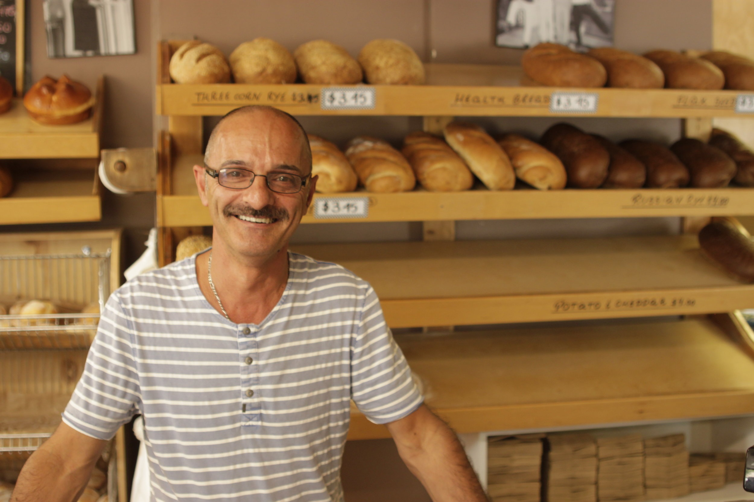  The campaign was not only about highlighting the food of Alberta Avenue but the faces also; the people who make the avenue so vibrant. We went to each business and captured the owner in their business for the marketing campaign. This is Frank or Fra