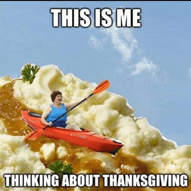 The river of gravy leads me to Mount Stuffing where I partake heavily.
.
What are you most excited to eat this Thanksgiving?
.
#NoStuffingIsTheWorst #thingsaretheworst