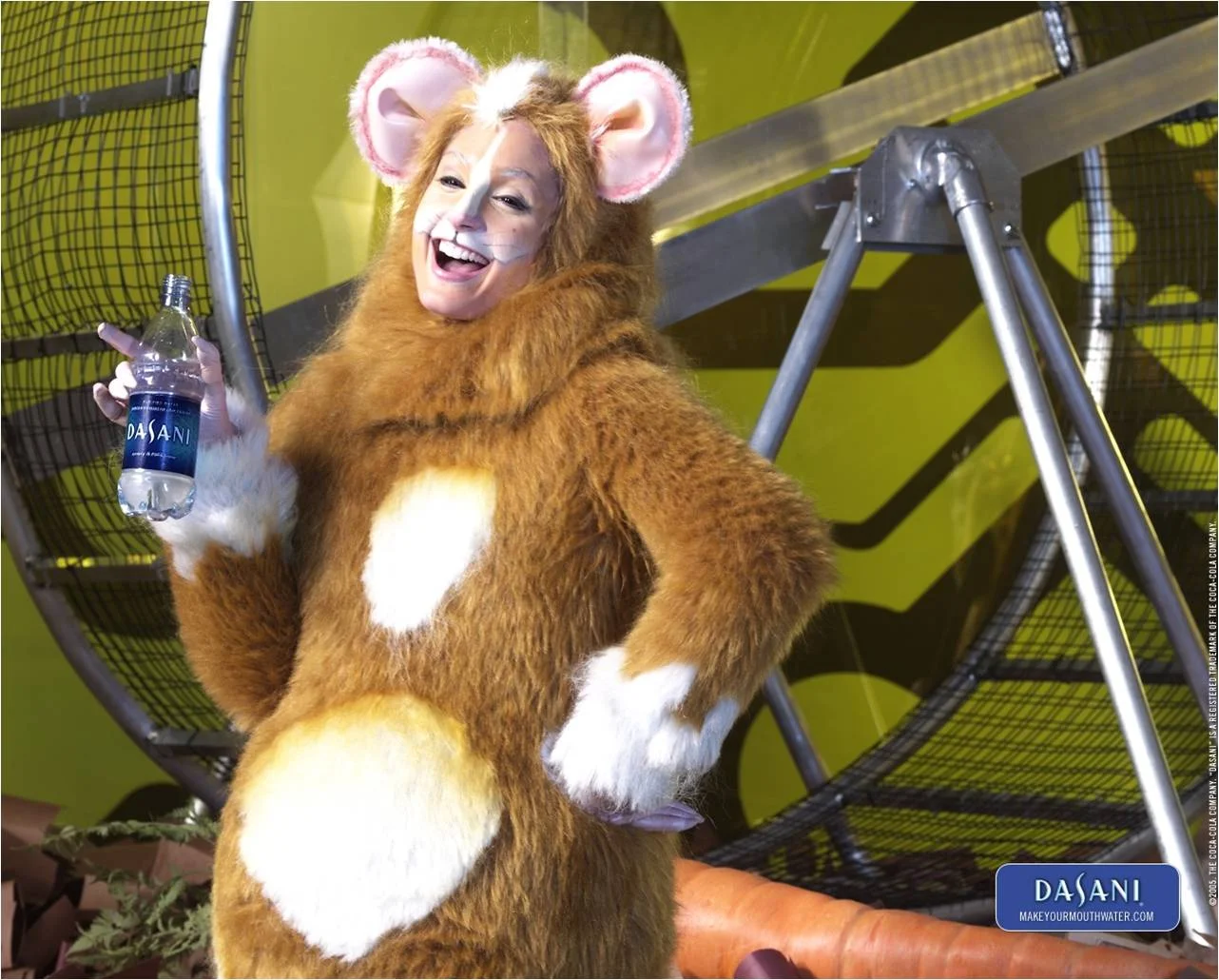 Dasani Hamster by Costume Specialists for Coca-Cola.