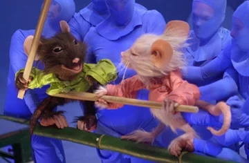 Sizzling Kung Fu Mice – Fabricated by Shadow Puppet Studios.