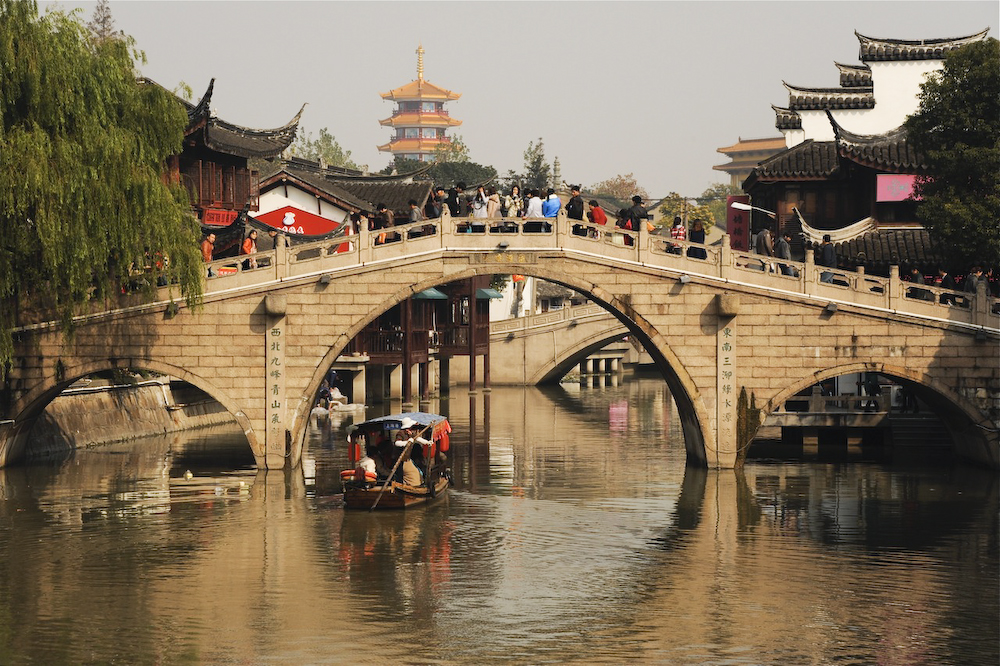 Qibao Ancient Canal Town, near Shanghai, China