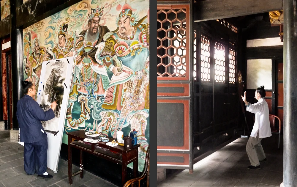On the Daoist Temple grounds, Chengdu, Sichuan, China