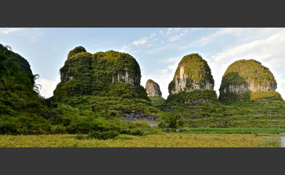 Countryside near Luocheng, Guangxi, China