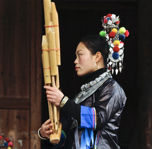 Dong Minority Woman, Sanjiang, Guangxi, China