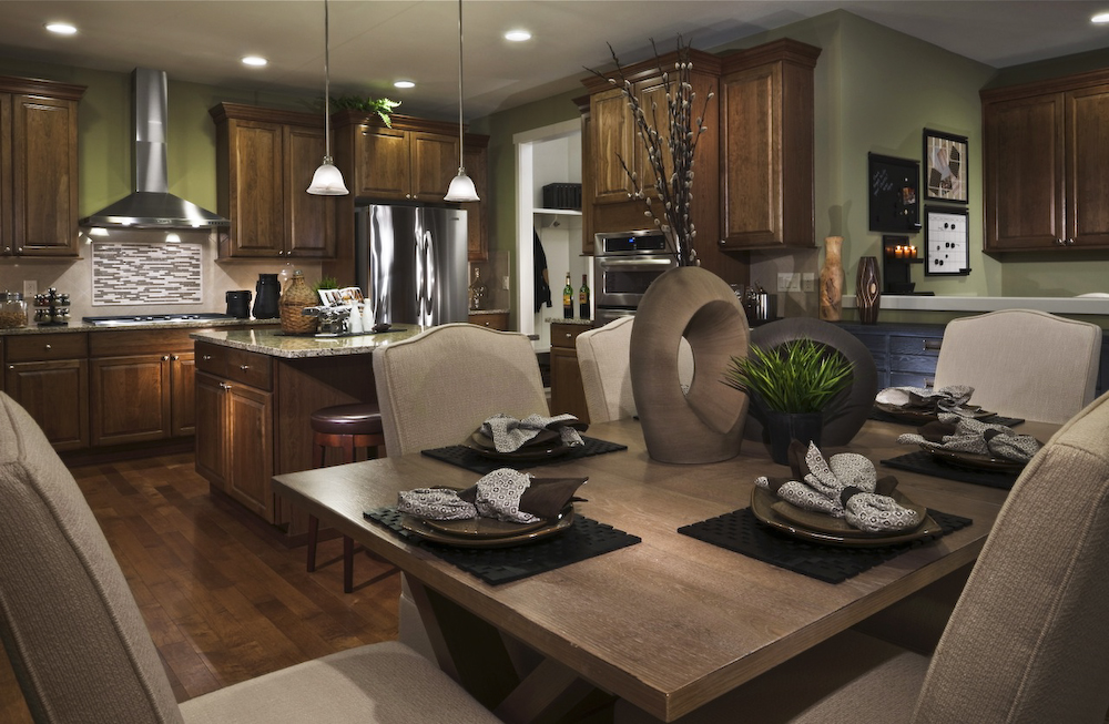 Model Home Kitchen and Dining