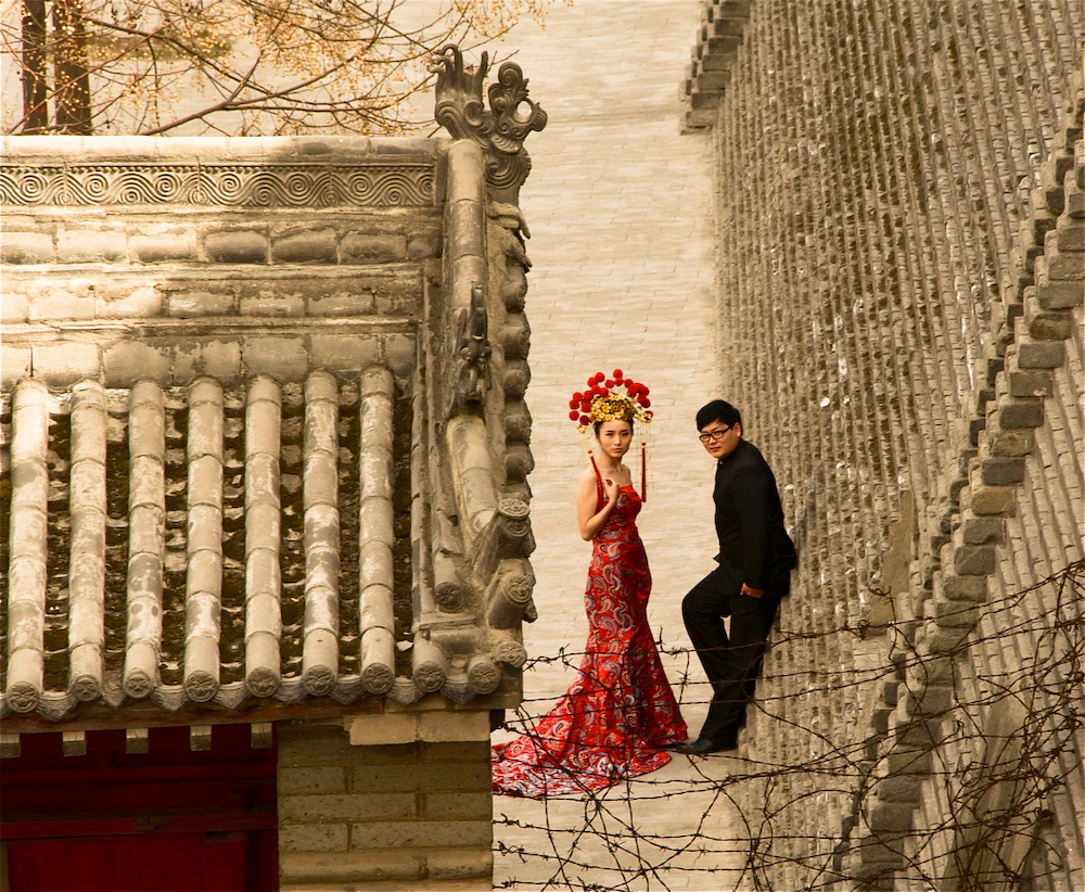 Traditional Wedding Couple, Xi’an, Shaanxi, China