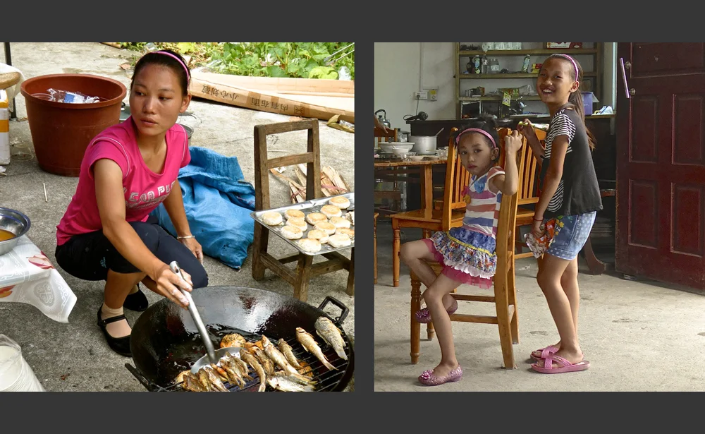 The people of Luocheng Village, Luocheng, Guangxi, China