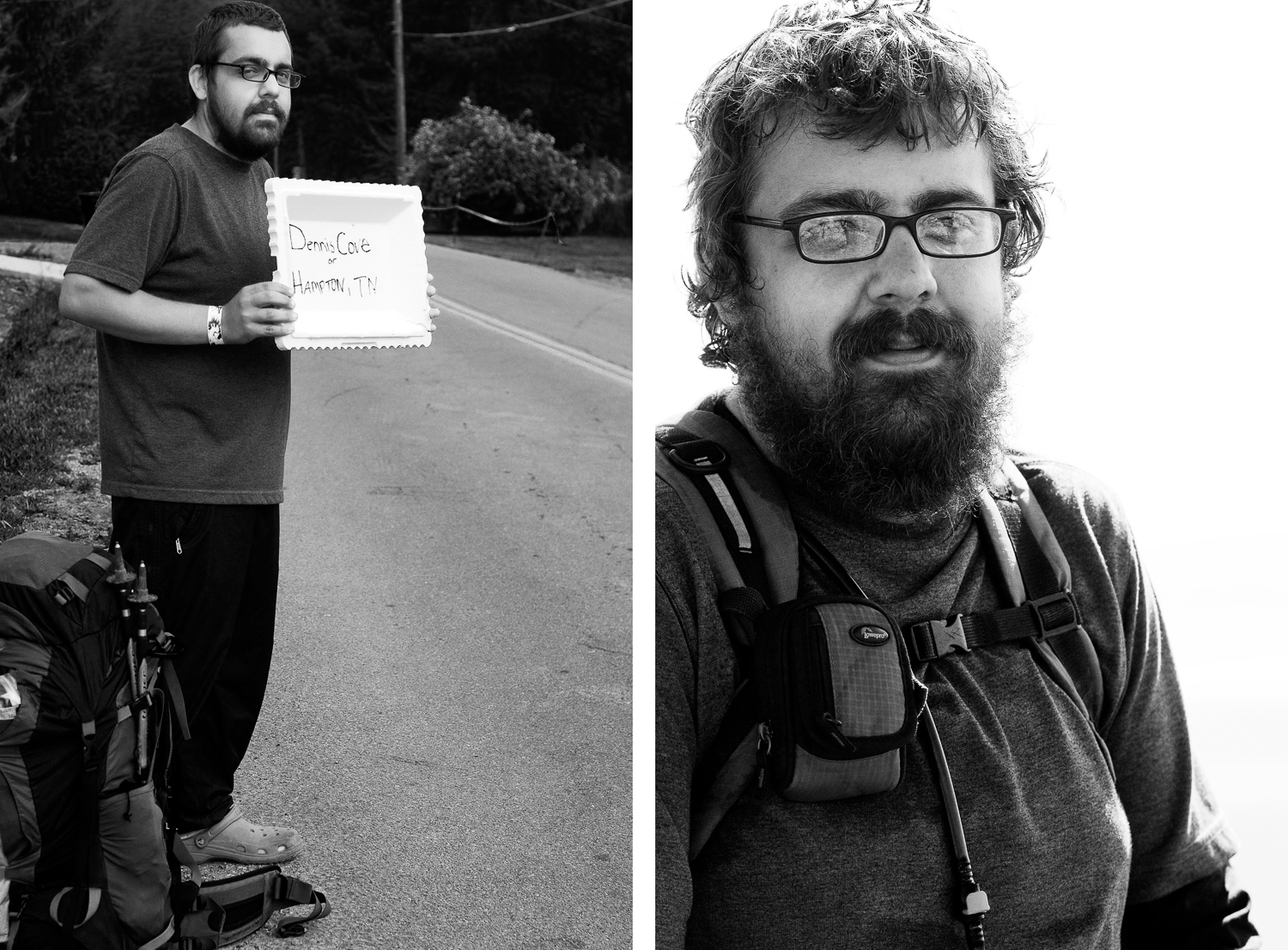 (L) Damascus, VA (R) Mt. Katahdin, ME