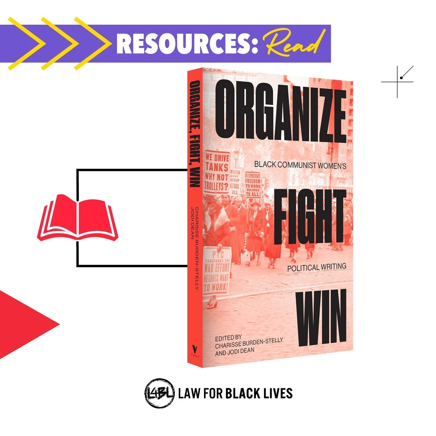 This month we continue to shine light on our favorite radical content! Up first is "Organize, Fight, Win" by Charisse Burden-Stelly and Jodi Dean.⁠
⁠
"The women whose voices are collected in Organize, Fight, Win are some of the princip