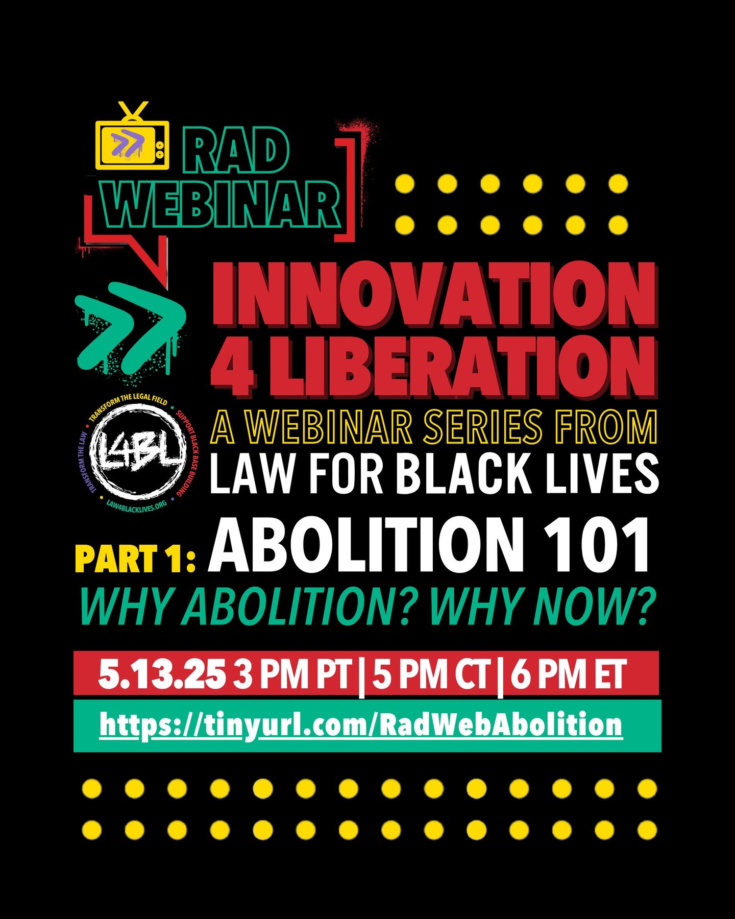 What is abolition &mdash;and how can we practice it in our legal work?⁠
⁠
Join us tommorow for Abolition 101 as we dig into the meaning of abolition, its historical context, and the systems of anti-Blackness it seeks to dismantle. This session will g