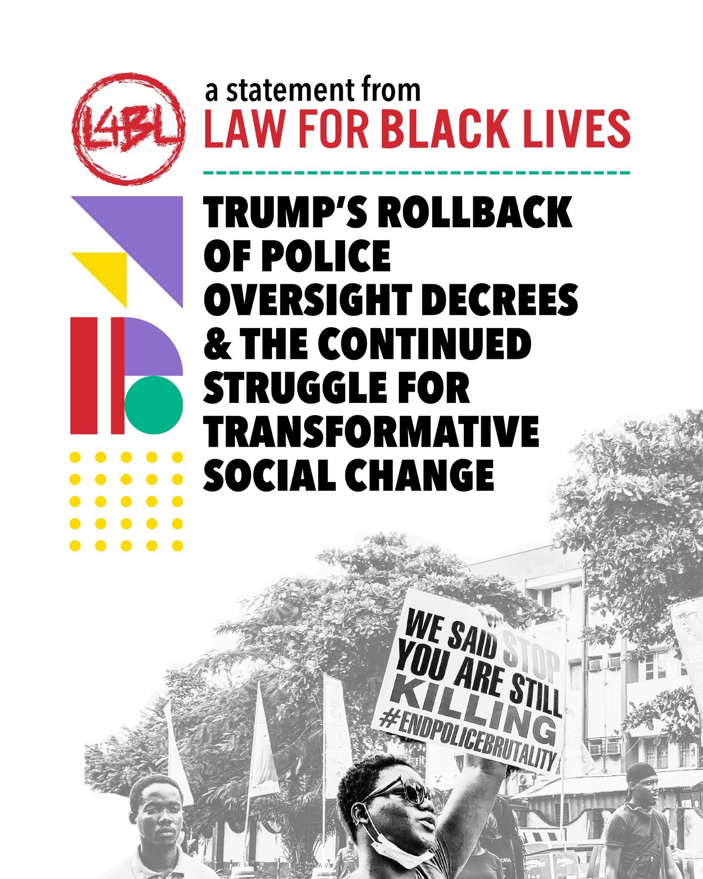 Trump&rsquo;s Rollback of Police Oversight Decrees and the Continued Struggle for Transformative Social Change⁠
⁠
Over the last decade, the movement for transformative social change has fiercely organized around our communities&rsquo; call for true s