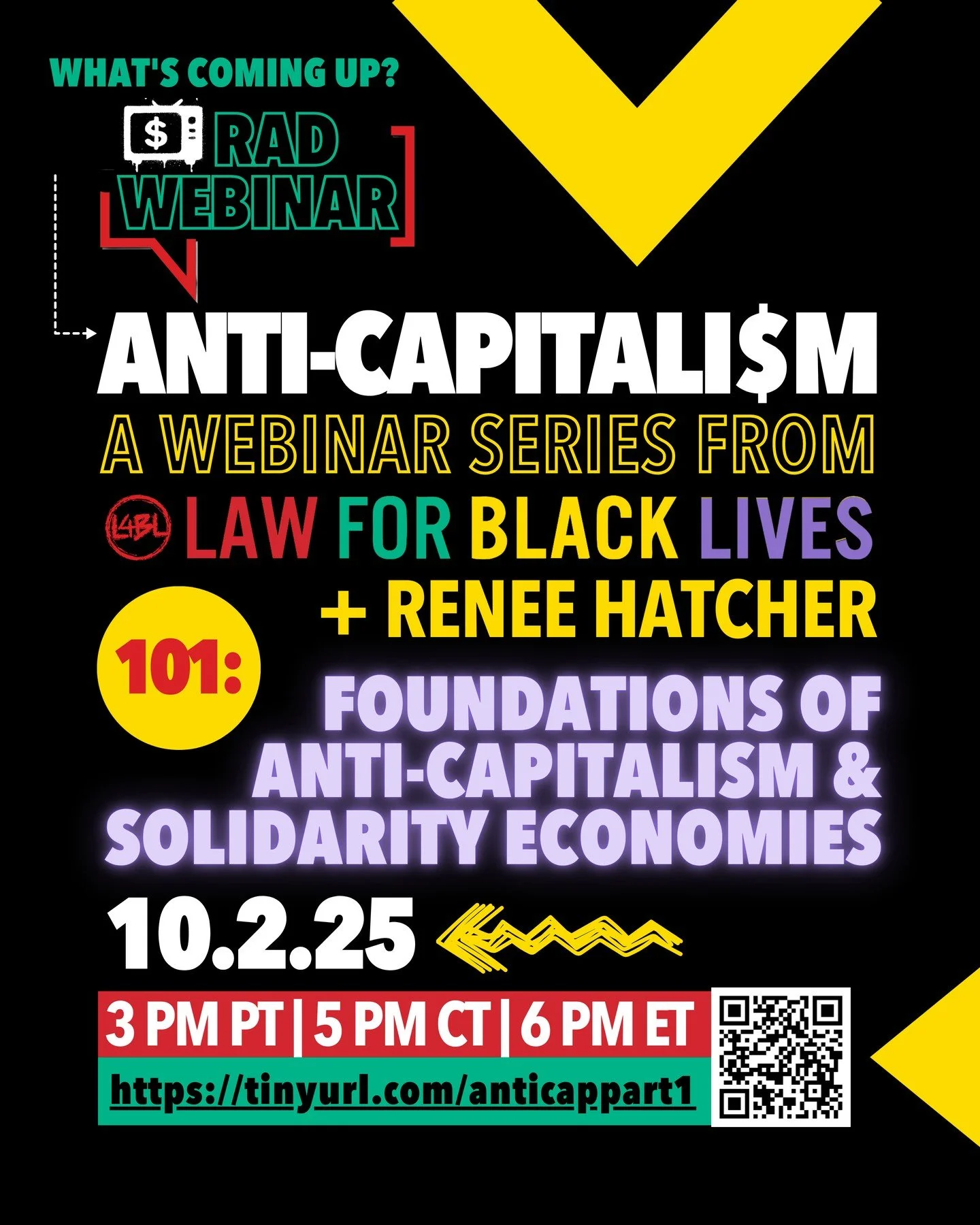 In this foundational session, we&rsquo;ll break down what capitalism is, how it is inherently violent and anti-Black, and why it&rsquo;s a political system as much as it is an economic one. We&rsquo;ll examine how racial capitalism shapes the system 