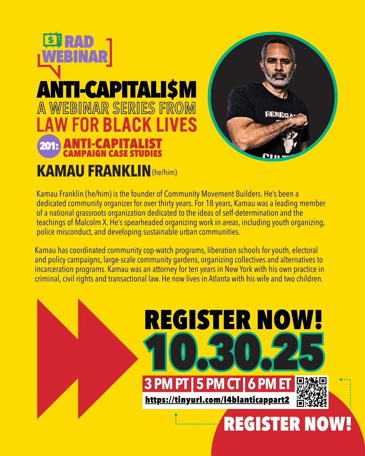 ANTICAPITALISM 201: Anti-Capitalist Campaign Case Studies
Thursday, October 30th | 3pm PT/ 5pm CT / 6pm ET
In this second session, we build on the foundations of 101, focusing on real campaigns and examples of anti-capitalist organizing led by